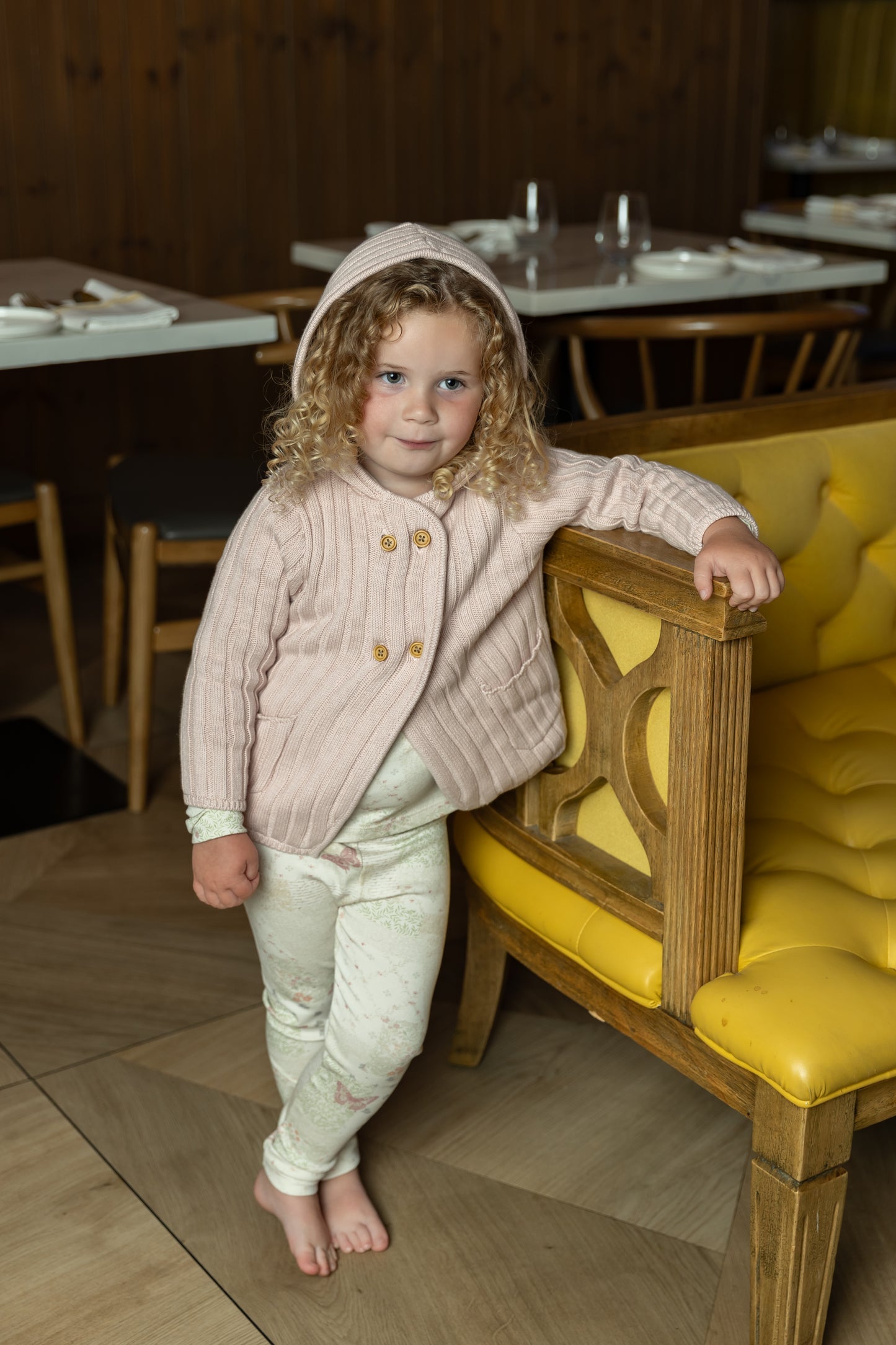 Whimsical Bloom Jacket- Dusty Pink