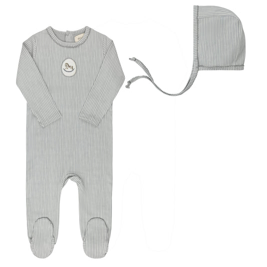 Rocking Horse Footie Blue
