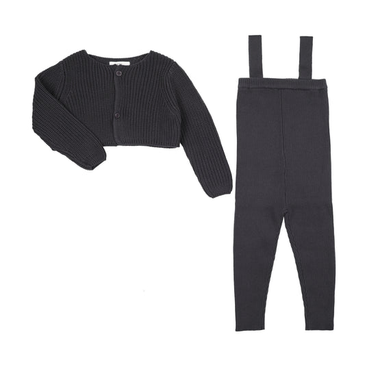 Midnight Knit Overalls