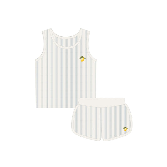 Lemon Tank + Shorts