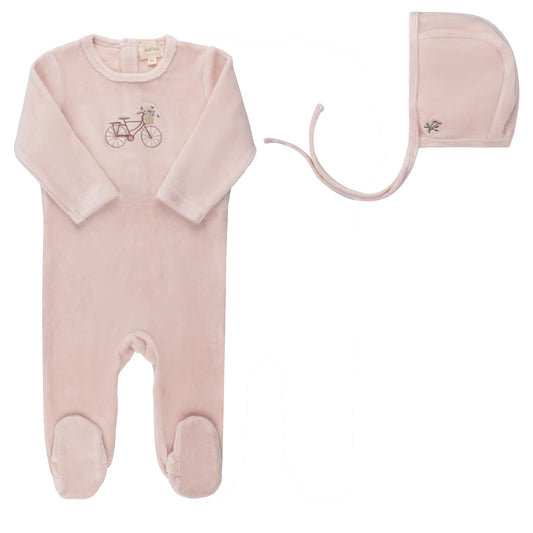 Velour Bicycle Footie